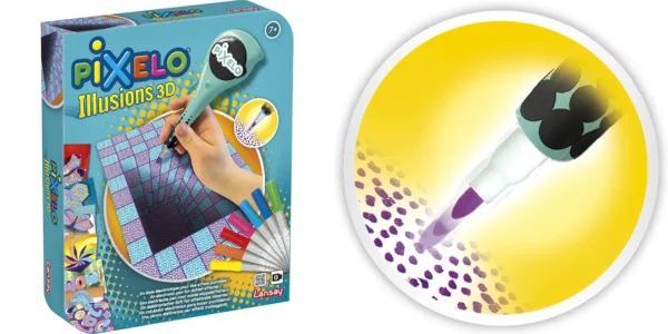 Set de dibujo Lansay Pixelo Illusion 3D