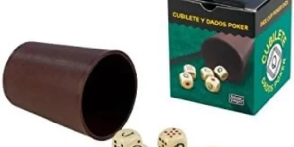 Chollo set falomir de cubilete y 5 dados incluidos
