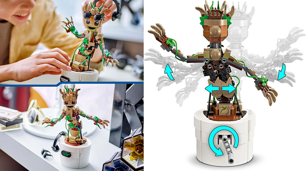 Set Groot Bailarín de LEGO Marvel barato