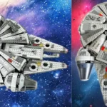 Halcón Milenario de Star Wars tipo LEGO