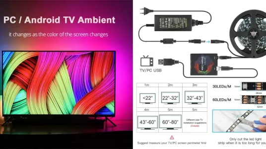 Tira iluminación ambiental Coolo
