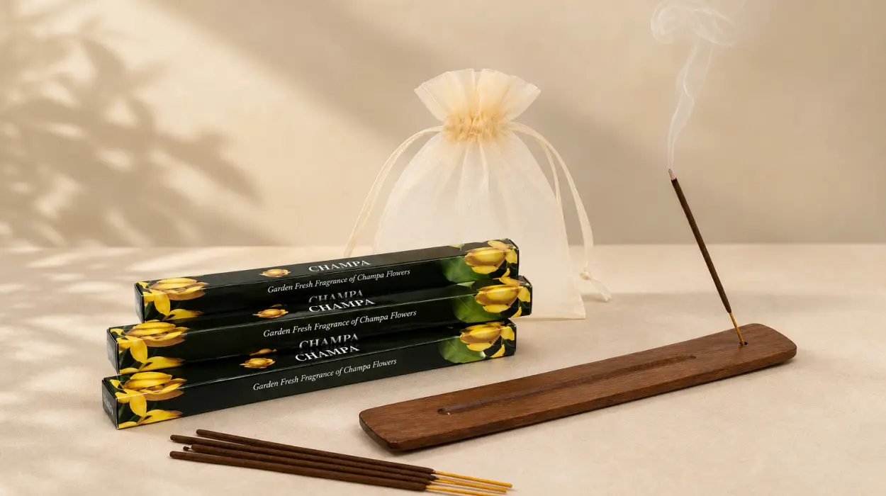 Set de incienso natural con 5 aromas surtidos para relajación, meditación y yoga