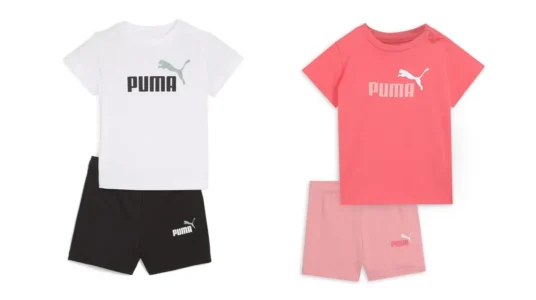 camiseta y pantalón corto infantil PUMA Minicats