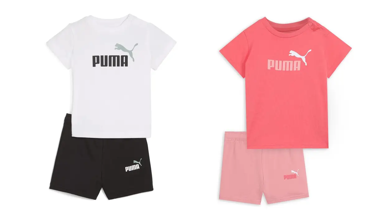 camiseta y pantalón corto infantil PUMA Minicats