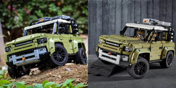 Set de construcción Land Rover Defender estilo LEGO