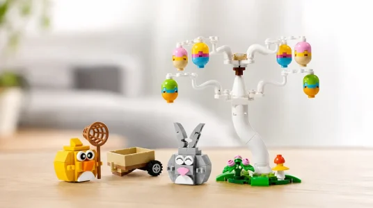 Set LEGO 40808 Búsqueda de Huevos de Pascua del Conejo y el Pollito