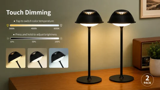 2 Lámparas de mesita LuminexDesigns