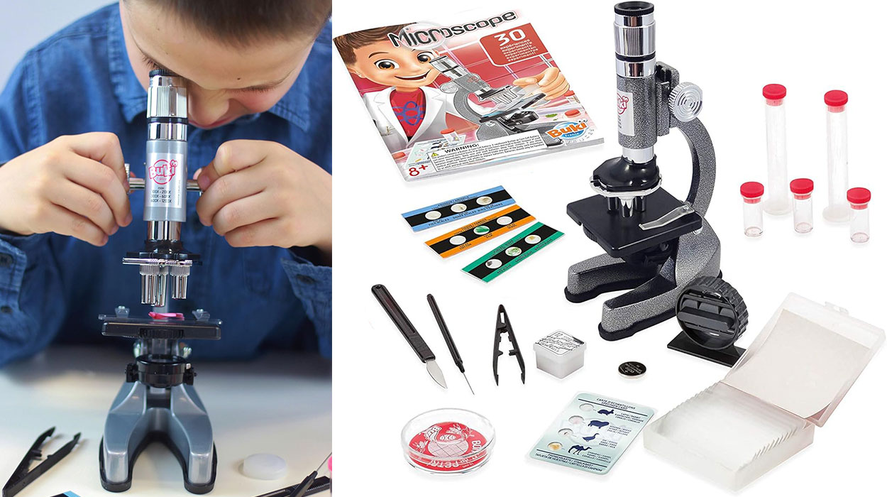 Set Microscopio Buki France con 30 experimentos barato