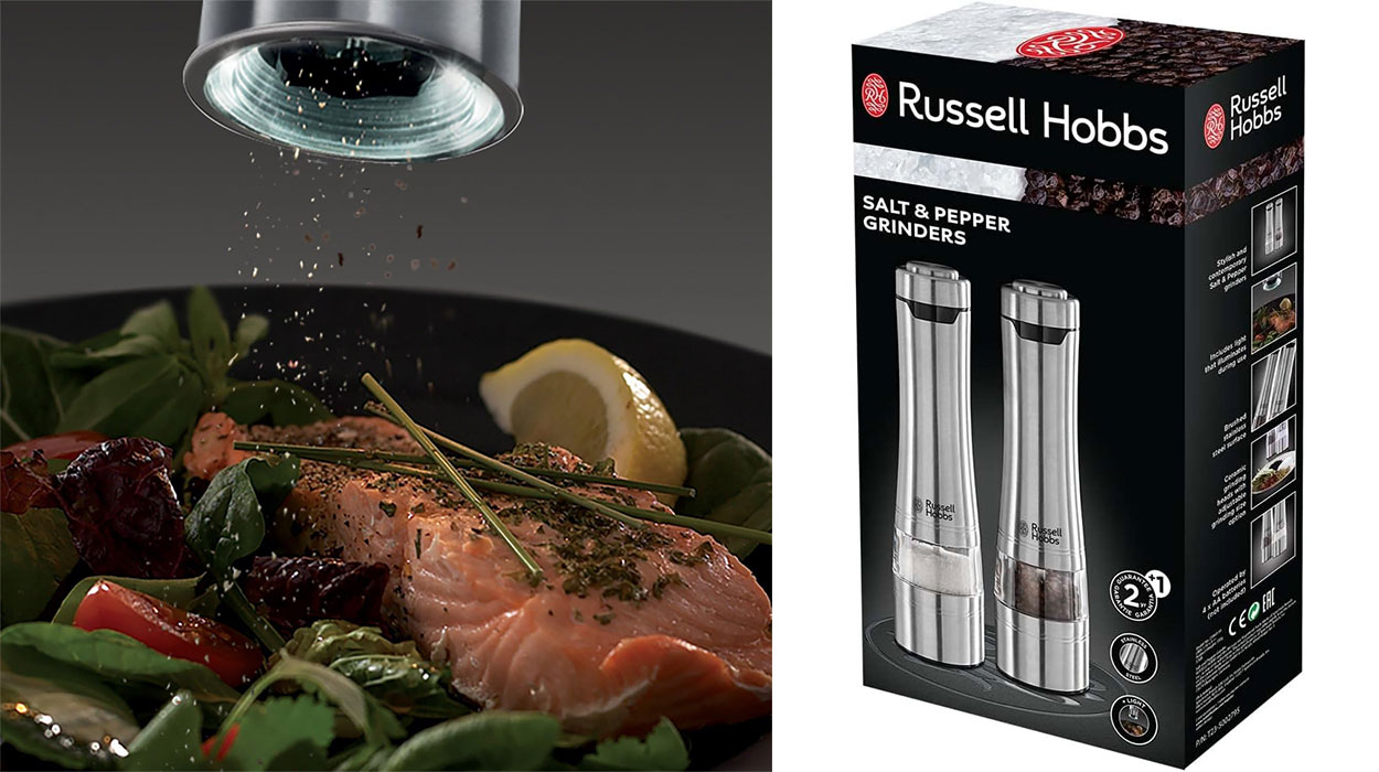 Set de molinillos de sal y pimienta Russell Hobbs Classics barato