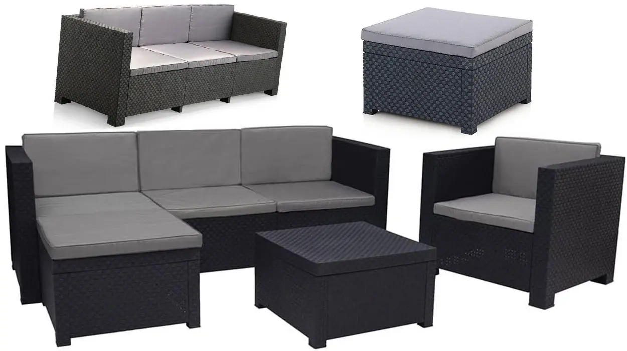 Set de muebles de jardín Berner Manhattan barato