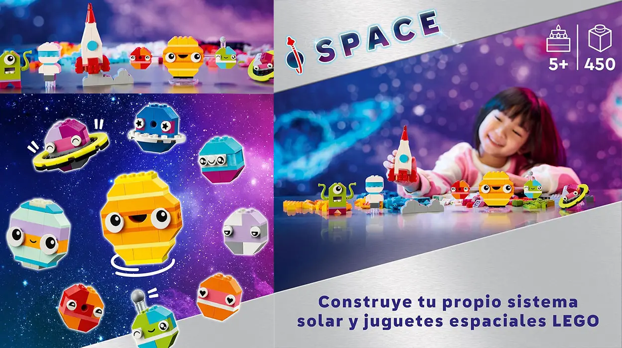 Set Planetas Espaciales Creativos de LEGO Classic barato