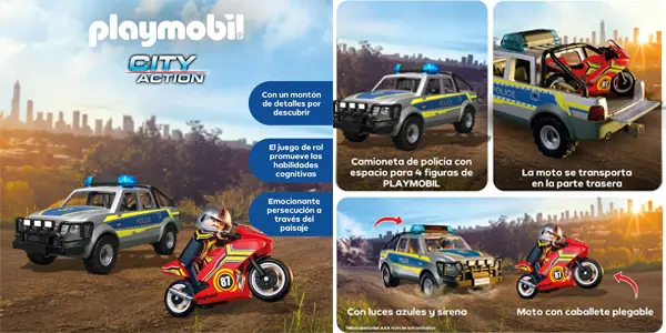 PLAYMOBIL City Action Persecución con camioneta policial