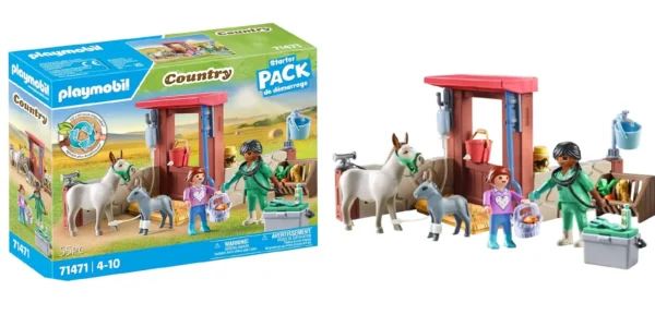 Set PLAYMOBIL Veterinaria de granja