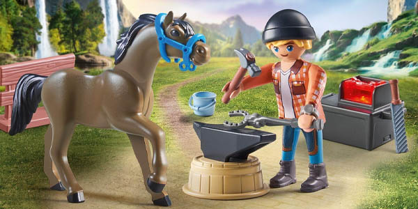 Set PLAYMOBIL Herrador Ben y Aquiles