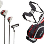 Set completo Golf para principiantes Wilson con 10 palos de golf y bolsa de transporte