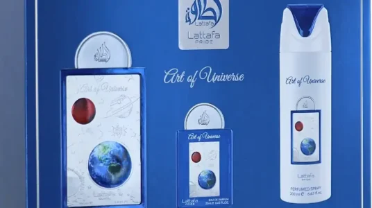 Chollo Set Regalo fragancia Lattafa Pride Art of Universe con desodorante y miniatura