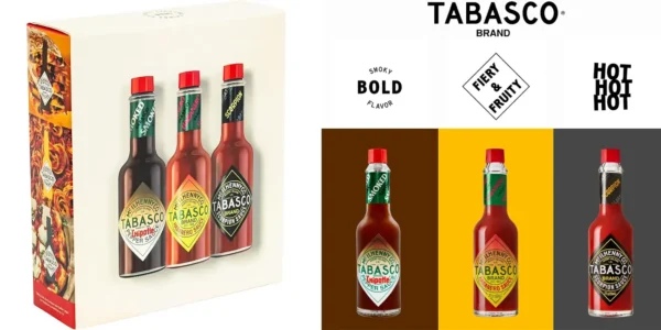 Kit de regalo Tabasco: Habanero + Chipotle + Scorpion