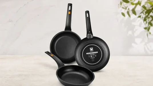 Set de sartenes BRA Efficient de aluminio fundido con antiadherente