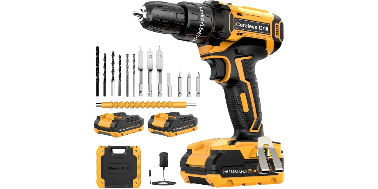 Taladro percutor AKZWOXRO inalámbrico