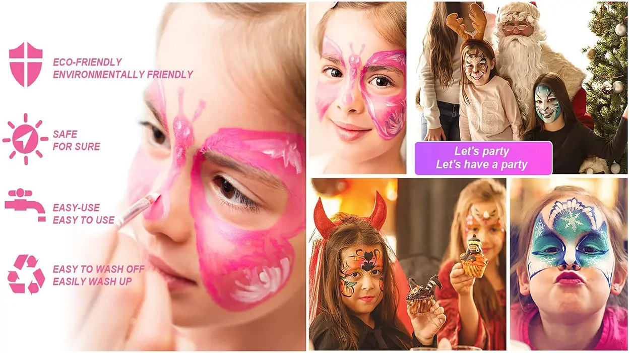Set URAQT de pintura corporal y facial barato