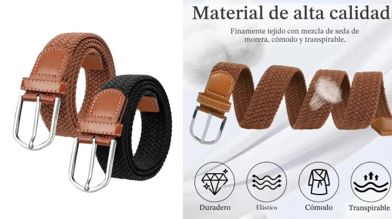 ¿Cansado de cinturones incómodos? Este pack de 2 elásticos Flintronic se adapta a ti