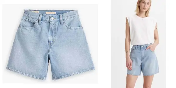 Shorts Levi's High Rise Baggy oferta