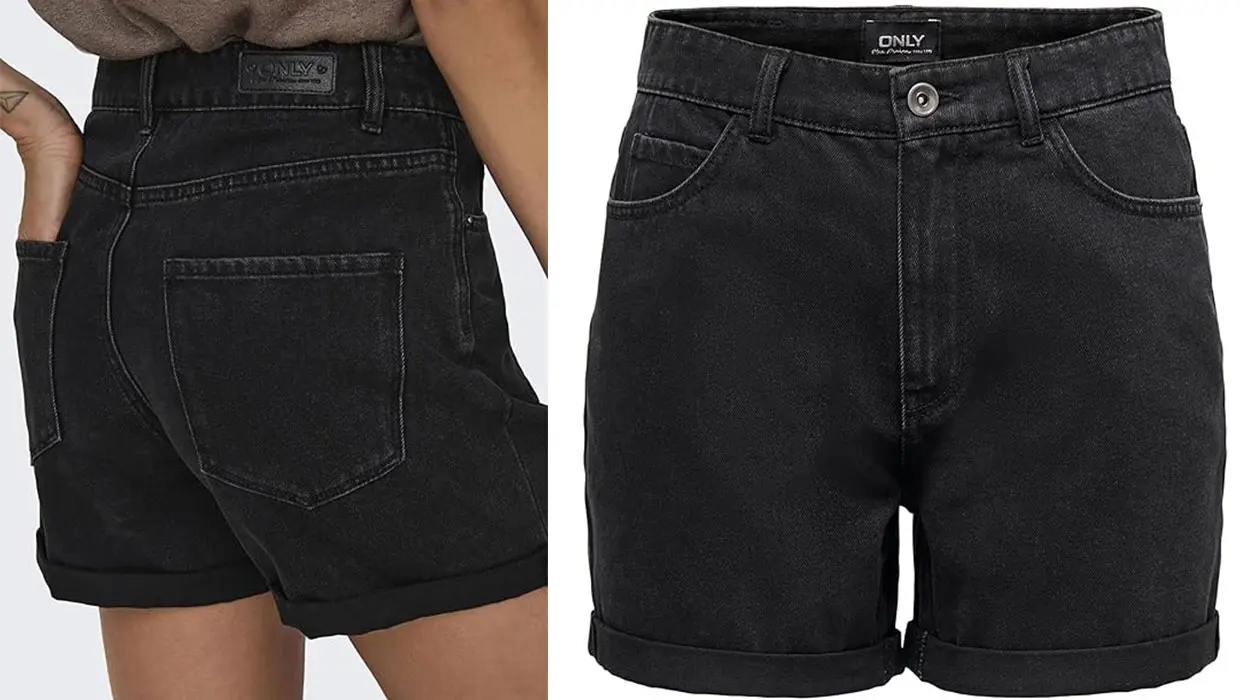 Shorts vaqueros Only Onlvega de cintura alta para mujer baratos