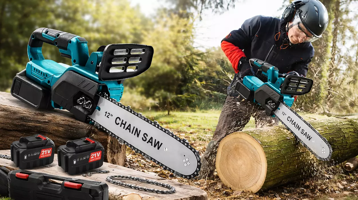 Sierra eléctrica recargable sin escobillas de 12 pulgadas