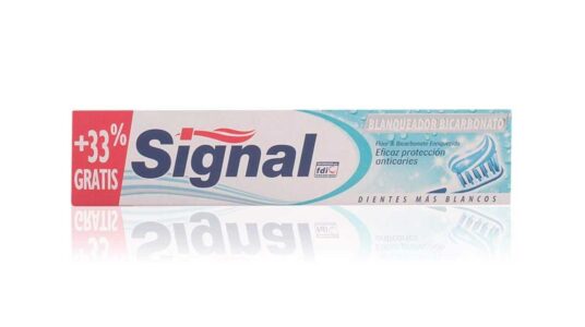 Signal pasta de dientes blanqueador bicarbonato barato