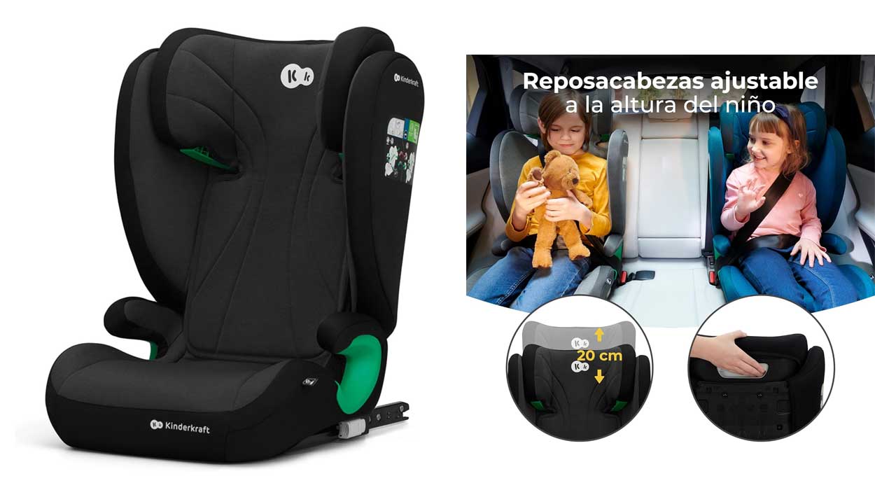 Silla de coche Kinderkraft Junior Fix Isofix barata