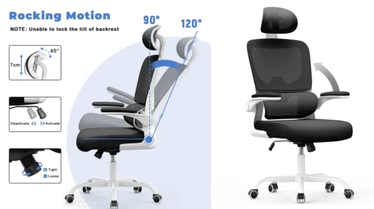 silla de oficina ergonómica Naspaluro
