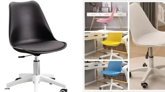 Silla de trabajo giratoria de estilo nórdico