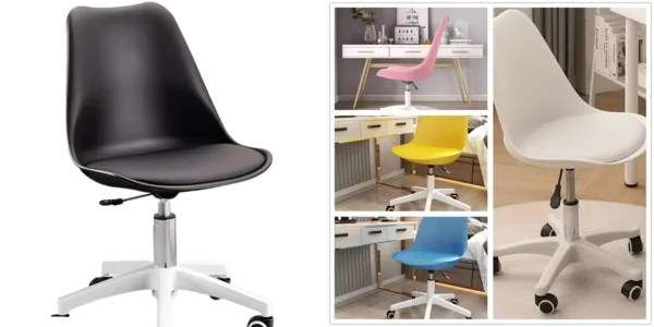 Silla de trabajo giratoria de estilo nórdico