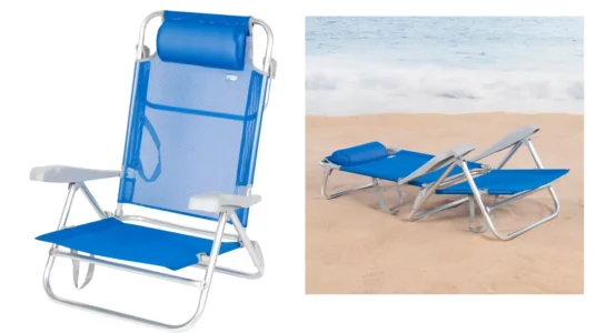 silla de playa Aktive con cojín barata