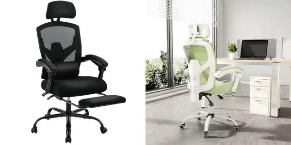 Silla de oficina ergonómica JHK con respaldo de malla