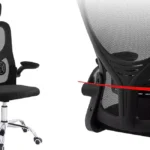 Silla de oficina ergonómica con respaldo de malla