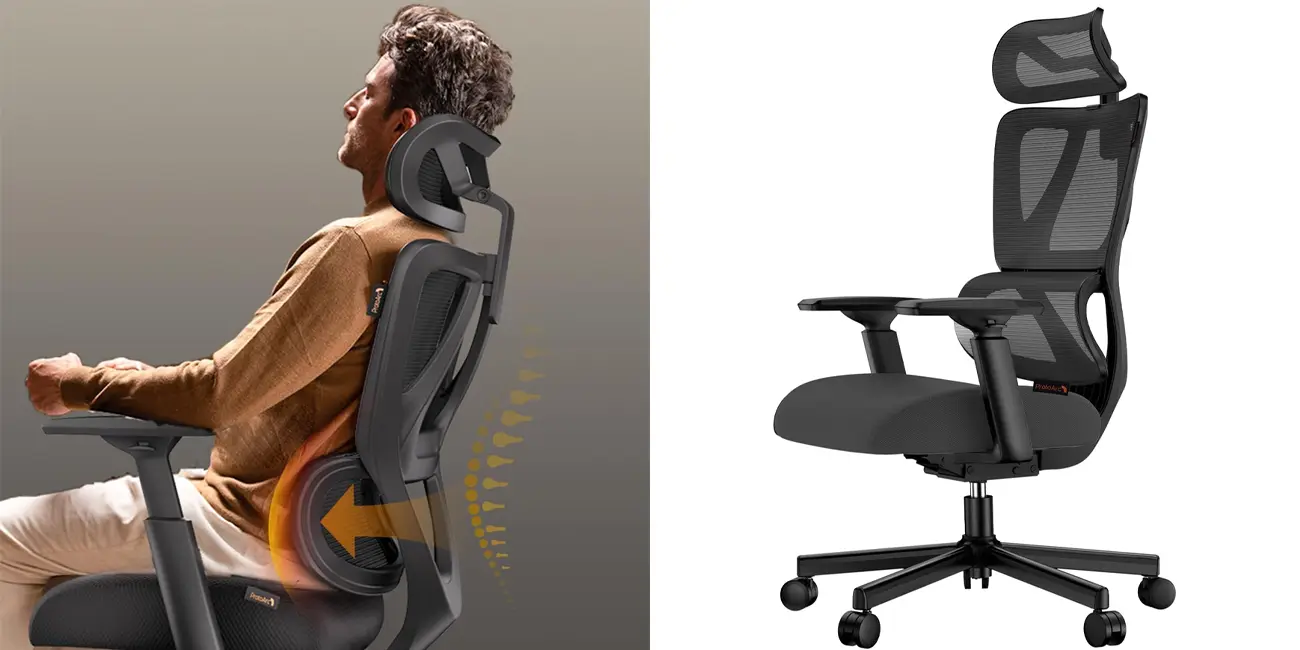 Silla de oficina ergonómica ProtoArc EC100