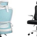 Silla de oficina ergonómica con reposacabezas ajustable