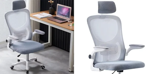 Silla de oficina LUTODY con reposacabeza ajustable