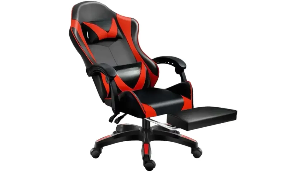 Silla gaming con reposapies