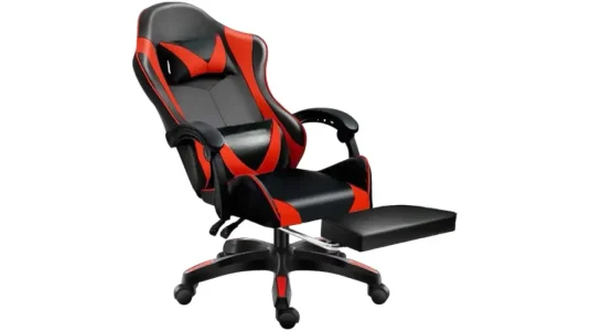 Silla gaming con reposapies