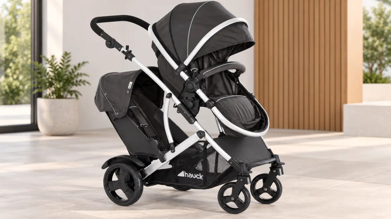Silla de paseo gemelar Hauck Duett 2 para bebé y niño pequeño