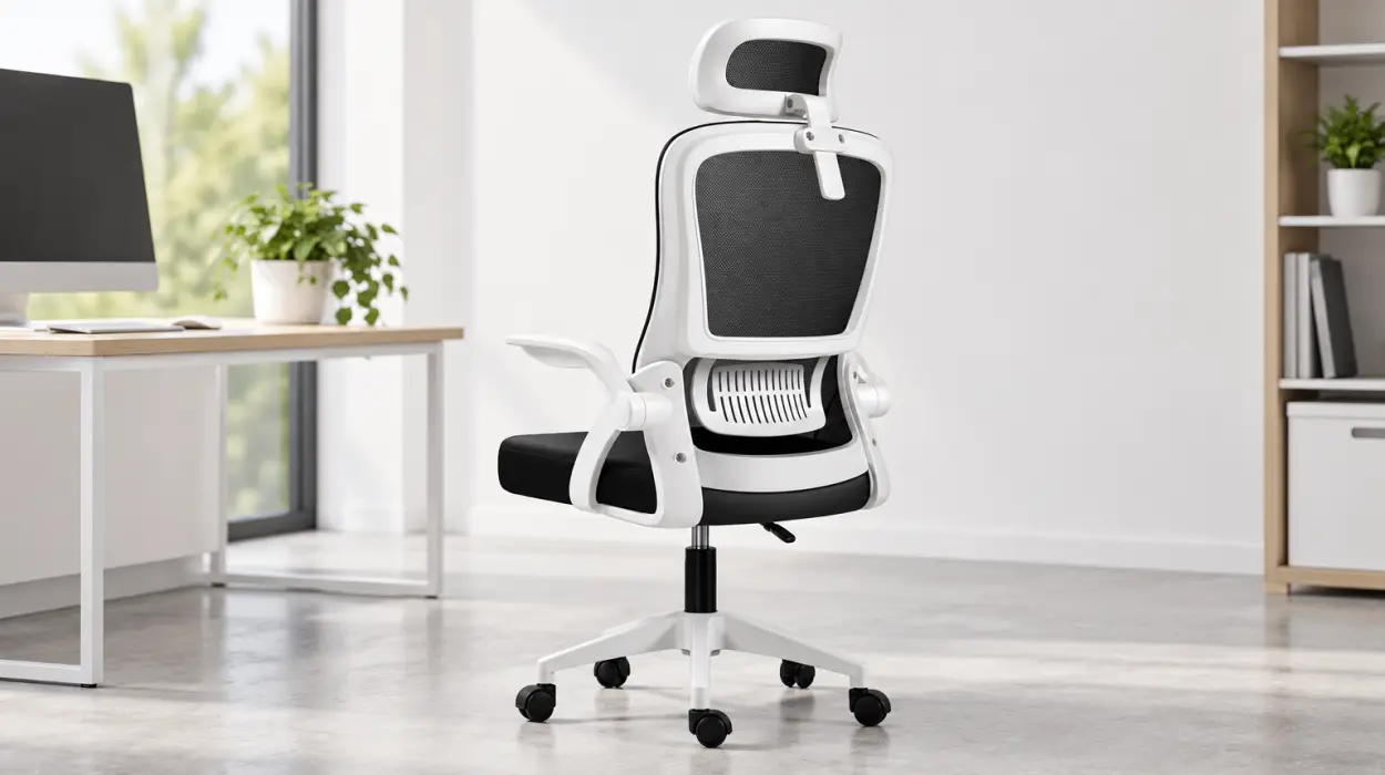 Silla de oficina Mikomika ergonómica con reposacabezas y soporte lumbar en varios colores