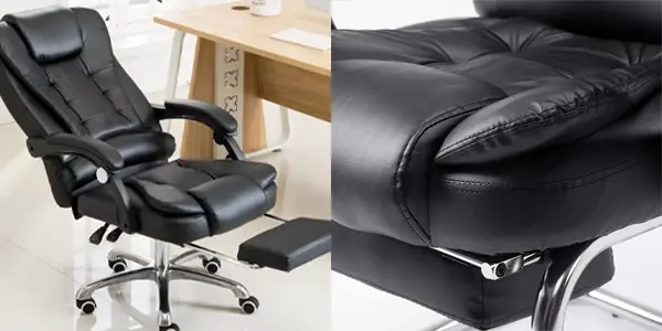 Silla de oficina con reposapies