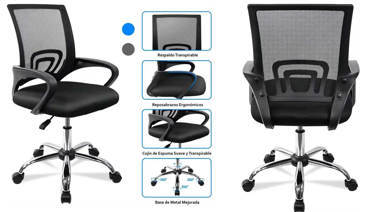 Silla oficina Dasck barata