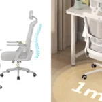 Silla de oficina giratoria y ergonómica