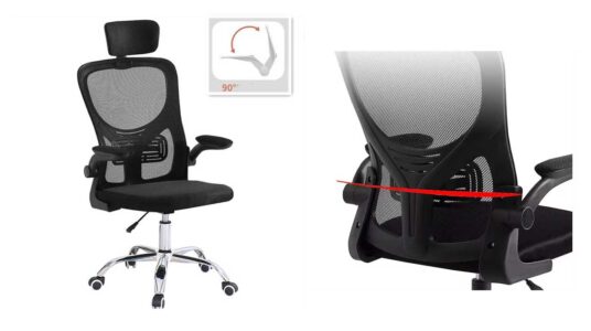 silla de oficina con soporte lumbar barata