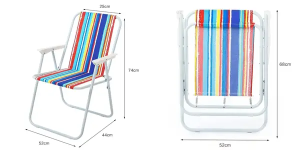 Silla de playa plegable M2 TEC
