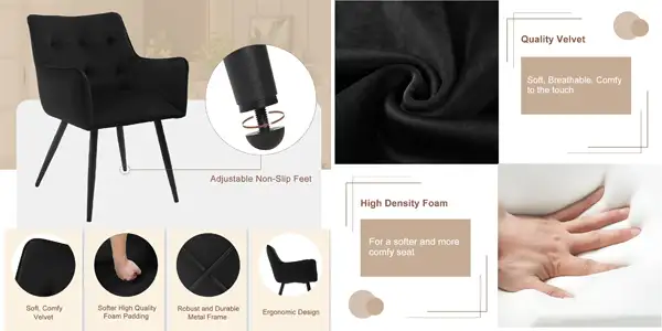 sillas de comedor Woltu oferta