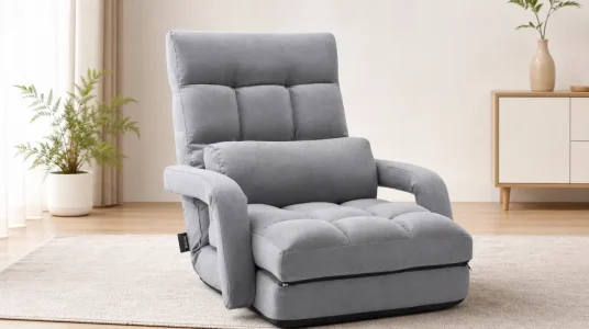 Sillón de suelo VEVOR plegable con 5 posiciones ajustables